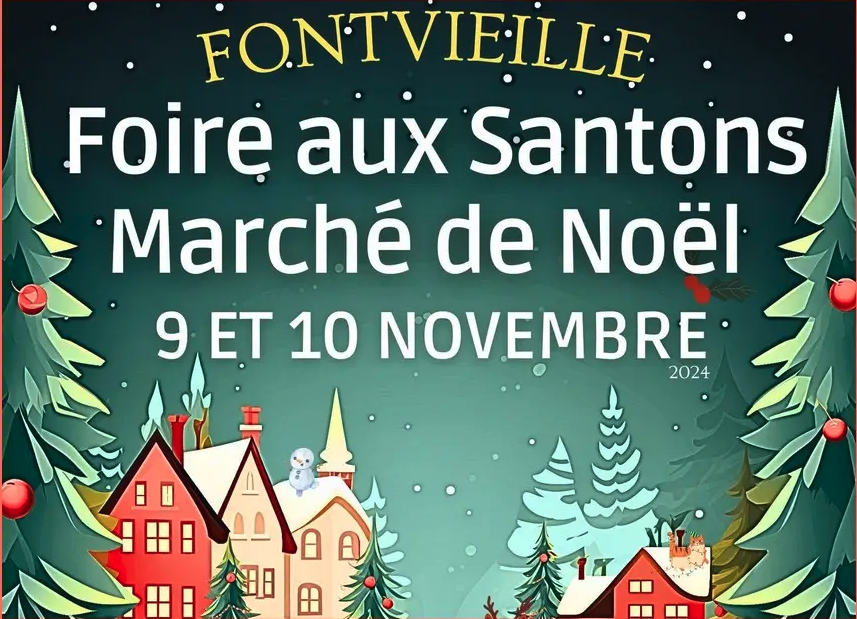 foire aux santons fontvieille 2024